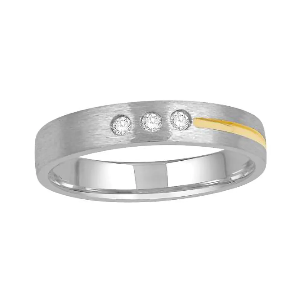 Platinum diamond gents band ring